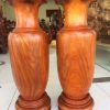 đôi lộc bình gỗ hương gia lai