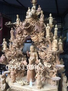 tòa cửu long bằng gỗ