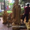 tượng địa tạng đứng bằng gỗ mít