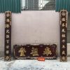 Hoành phi câu đối bằng gỗ gụ