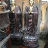 Tượng A Nan Ca Diếp bằng gỗ mít sơn giả cổ