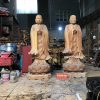 Tượng A Nan Đà Ha Ma Ca Diếp bằng gỗ mít
