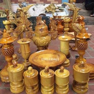 Bộ Ngũ Sự Bằng Gỗ