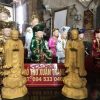 Tượng A Nan Ca Diếp bằng gỗ mít cao 30